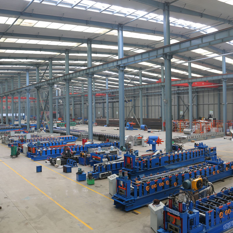 The Gear Box Drive Corrugated Sheet Roll Forming Machine ordered by South African customers